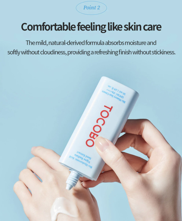 TOCOBO, Bio Watery Sun Cream SPF50+ PA++++