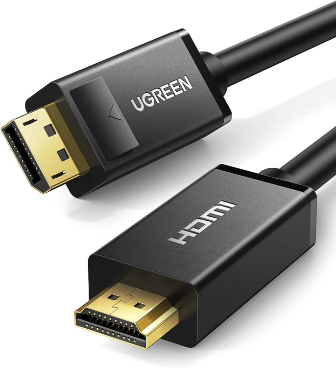 UGREEN DP MALE TO VGA MALE CABLE 1.5M
(BLACK) DP105 10247