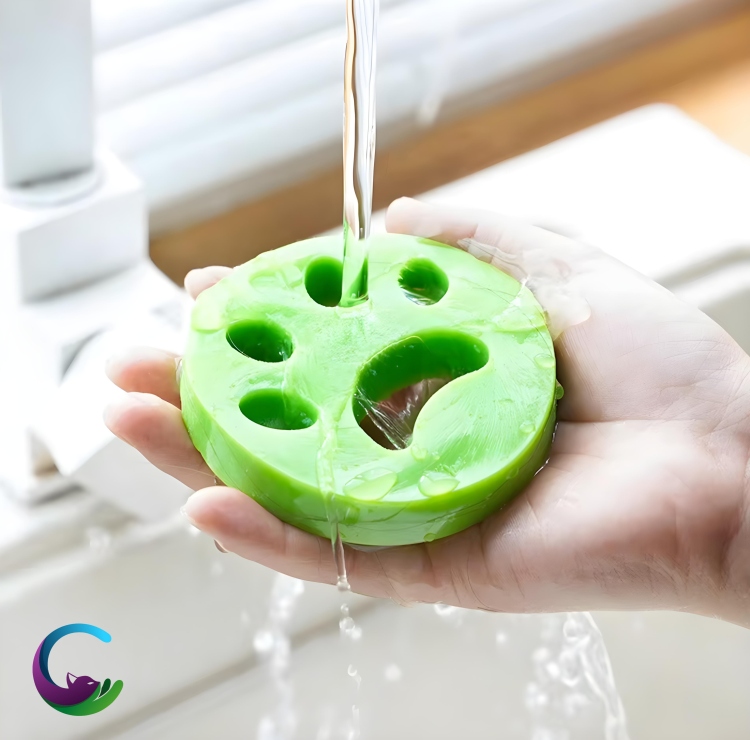 قطعة إزالة شعر القطط عن الملابس 