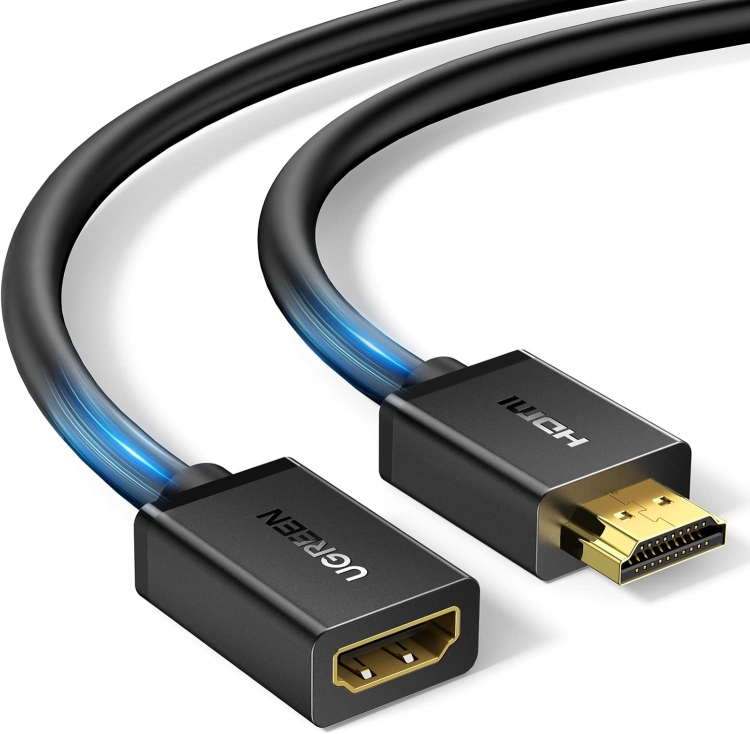 UGREEN HDMI MALE TO FEMALE CABLE 3M
(BLACK) HD107 10145