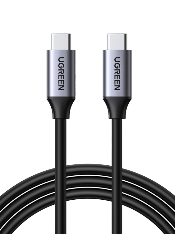 UGREEN USB-C/M TO USB-C/F GEN2 5A EXTENSION CABLE 1M (BLACK) US353 10387