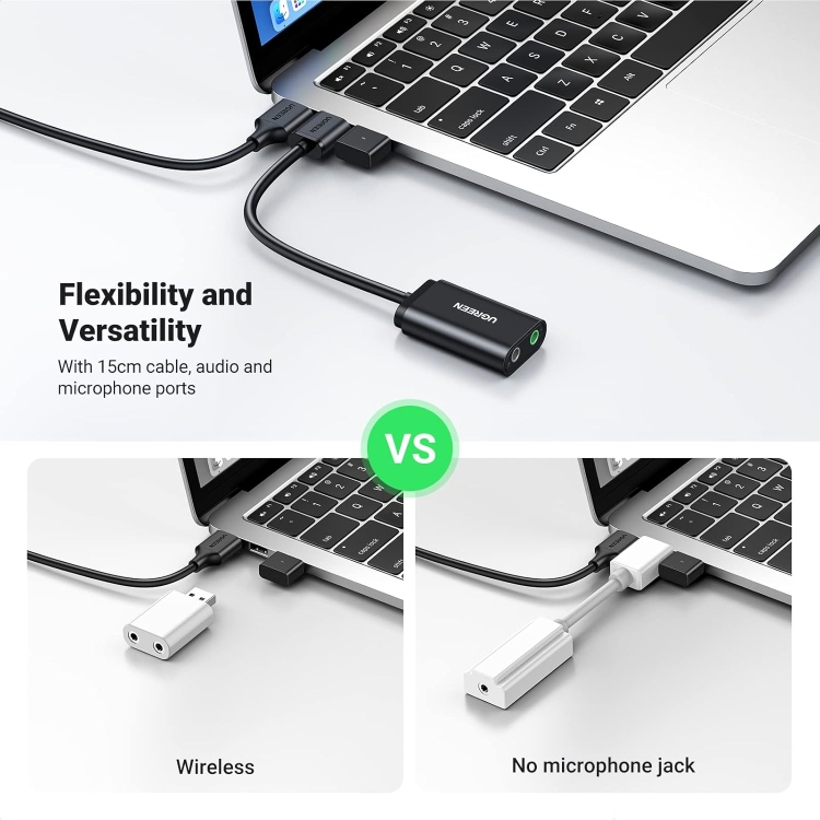 UGREEN 30724-US205 USB 2.0 EXTERNAL SOUND ADAPTER