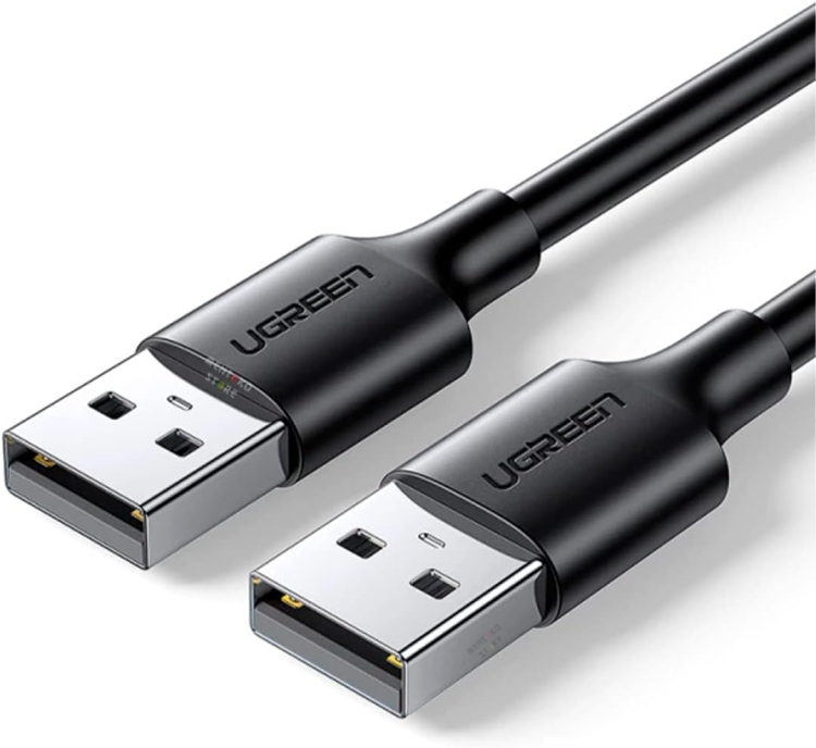 UGREEN USB 2.0 A MALE TO A MALE CABLE 2M
(BLACK) US102 10311