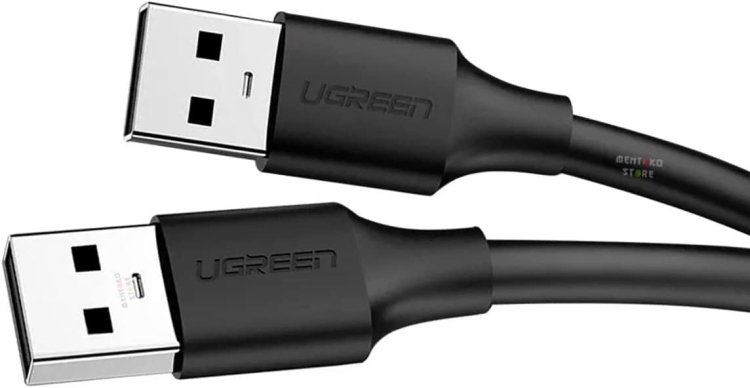 UGREEN USB 2.0 A MALE TO A MALE CABLE 2M
(BLACK) US102 10311