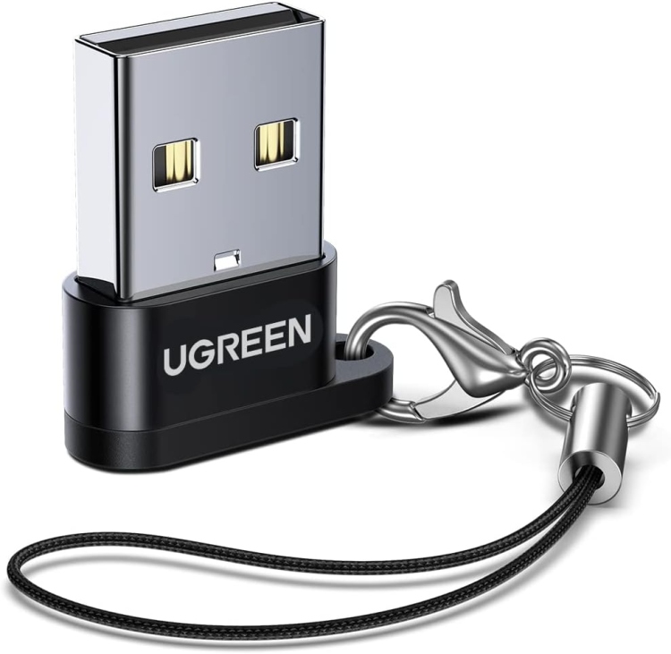 UGREEN USB A MALE TO USB-C FEMALE
ADAPTER (BLACK) US280 50568