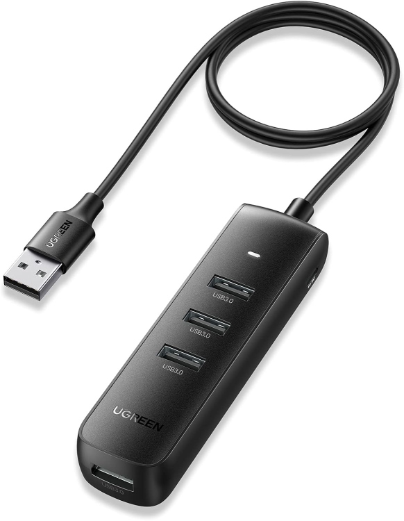 UGREEN USB 3.0 4-PORT HUB 1M (BLACK) CM416 80657