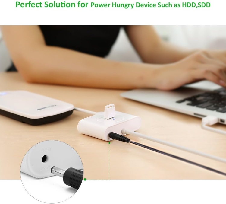 UGREEN USB 3.0 HUB  1M (WHITE) CR113 20283