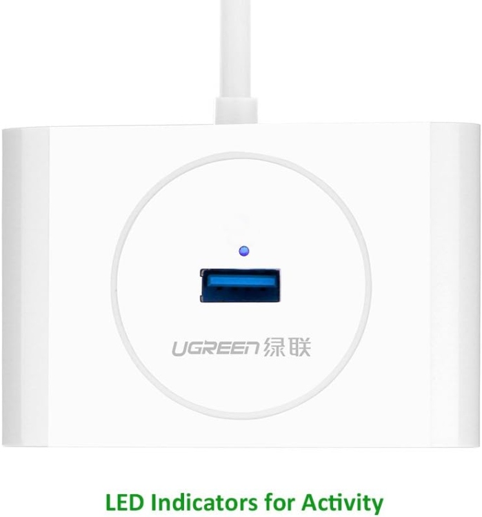 UGREEN USB 3.0 HUB  1M (WHITE) CR113 20283