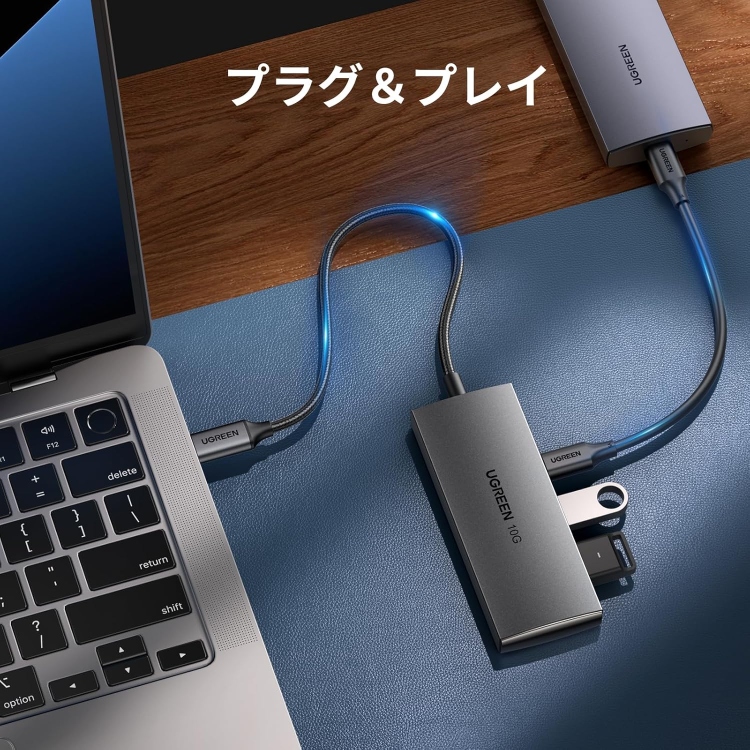 UGREEN USB-C TO 2× USB 3.2+2×USB-C ADAPTE
10G CM480 30758