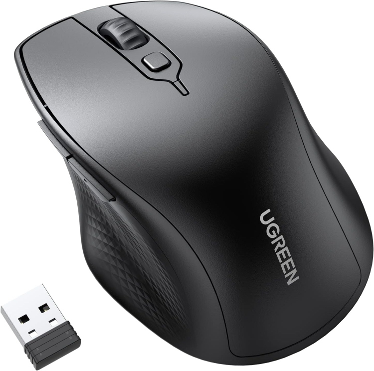 UGREEN ERGONOMIC WIRELESS MOUSE MU101 90395