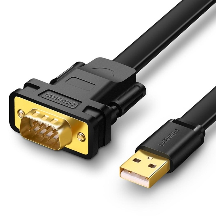 UGREEN USB 2.0 TO SERIAL  DB9 RS-232 ADAPTER FLAT CABLE 2M CR107