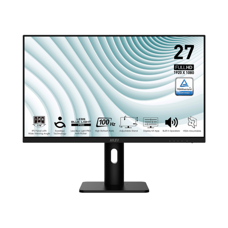 MSI PRO MP273AP 27"  FULL HD  1920X1080 IPS, 100 HZ,  HDMI 1.4B - DP 1.2A -  VGA