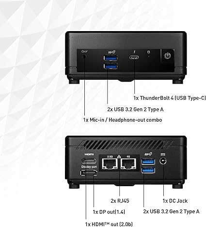 MSI CUBI 5 MINI PC INTEL CORE™ I7-1255U