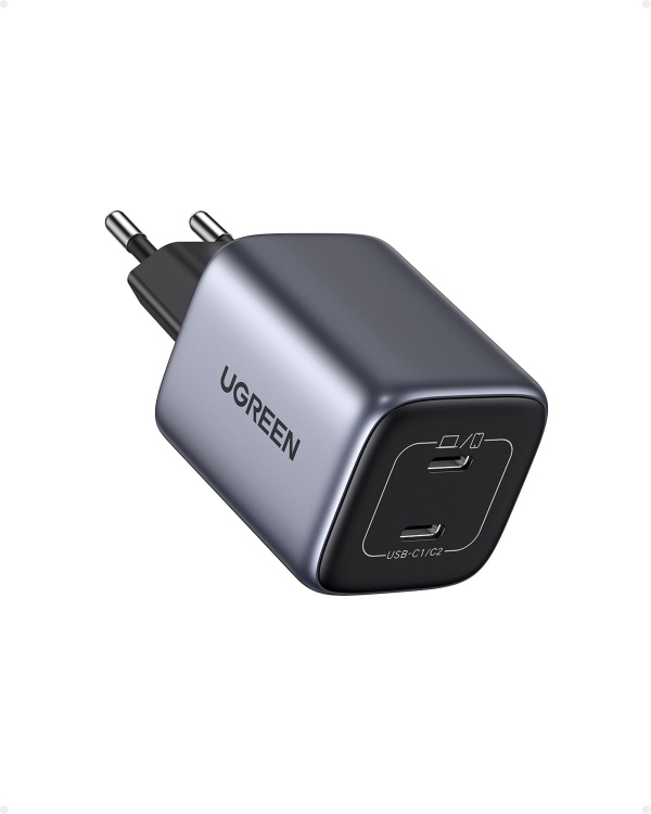 UGREEN CD294 90573 USB-C+USB-C 45W PD GA
TECH CHARGER EU GREY