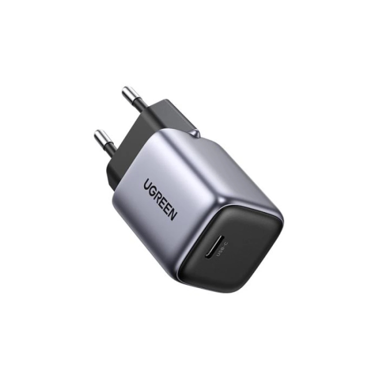 UGREEN CD319 25257 NEXODE MINI 30W PD GA
TECH  CHARGER EU GREY + 1M 60W CABL