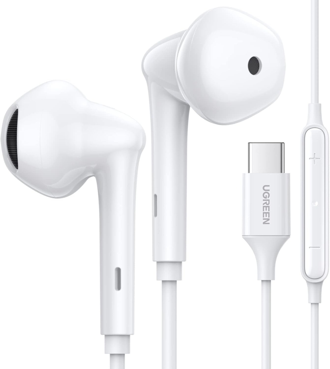 UGREEN EP101 60700 WIRED EARPHONES TYPE-
WHITE