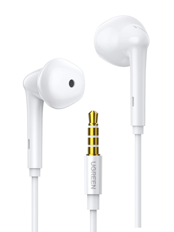 UGREEN EP101 60692 WIRED EARPHONES 3.5M
WHITE