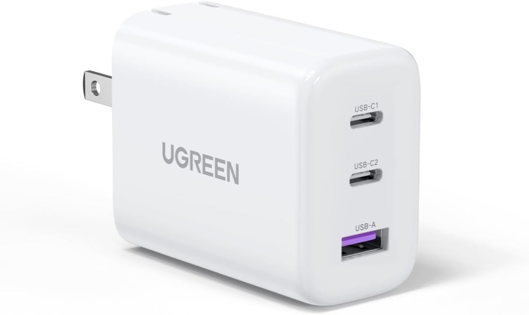 UGREEN CD275 90496 USB-A+2*USB-C 65W FAS
CHARGER EU WHITE