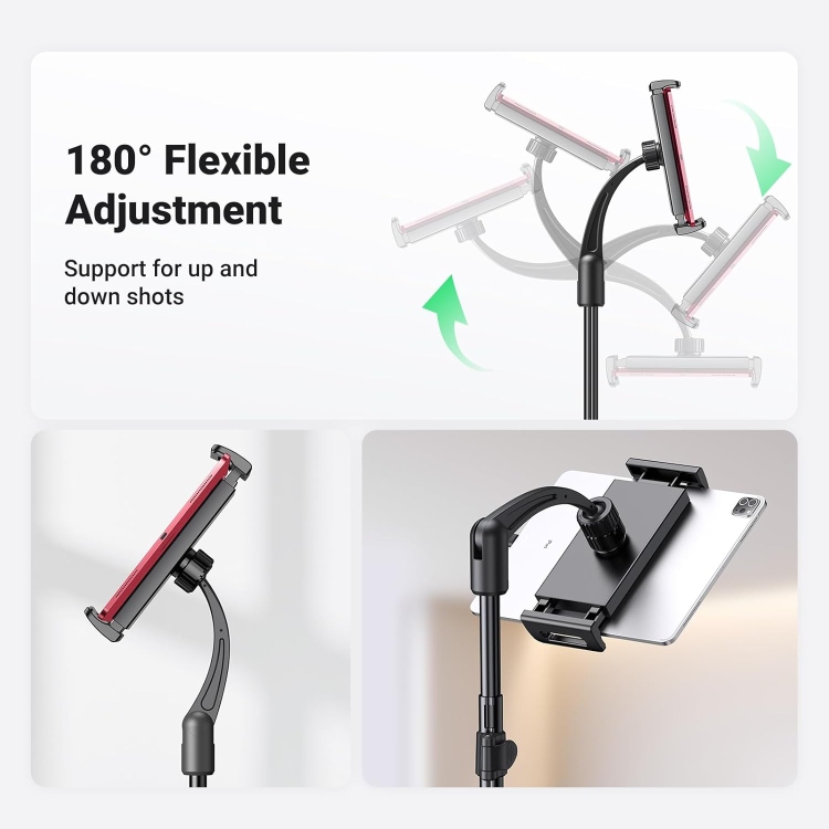 UGREEN LP585 15647 TRIPOD STAND 1.7M  FOR
TABLET AND PHONE ONLY FOR LIVESTREA