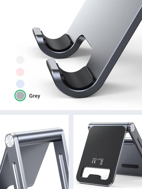 UGREEN LP263 80708 FOLDABLE MULTI-ANGLE
PHONE STAND GREY