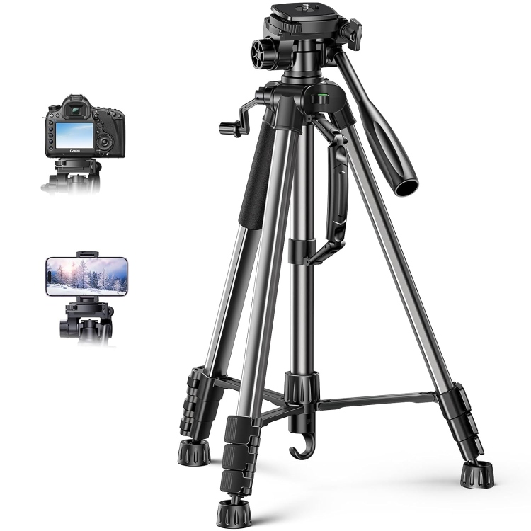 UGREEN LP661 15187 PROFESSIONAL TRIPOD FO HONE AND CAMERA FOR SELFIE LIVESTREAAND OTHERS