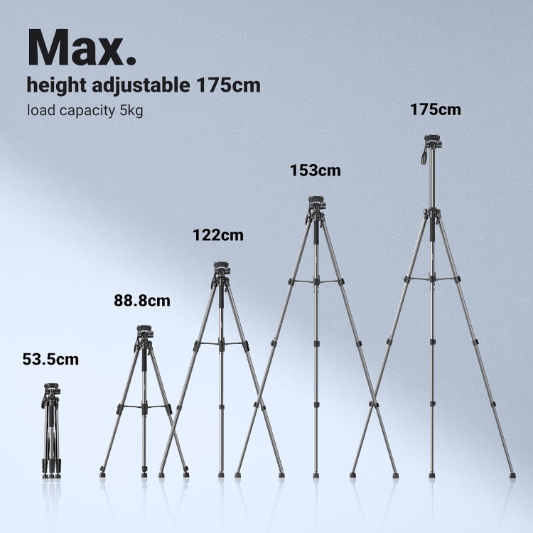 UGREEN LP661 15187 PROFESSIONAL TRIPOD FO HONE AND CAMERA FOR SELFIE LIVESTREAAND OTHERS