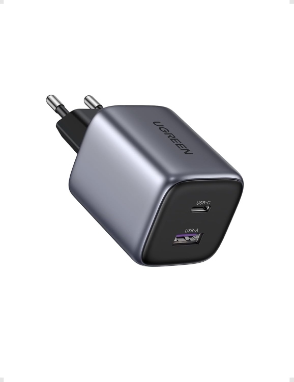 UGREEN CD350 15539 USB-A+USB-C 35W WALL
CHARGER EU GREY