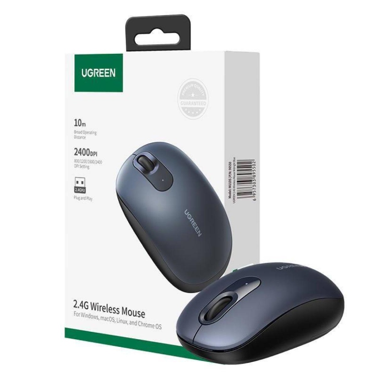 UGREEN 2.4G WIRELESS MOUSE MIDNIGHT BLU 90550