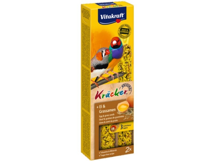 vitakraft egg&grass seeds sticks for finches