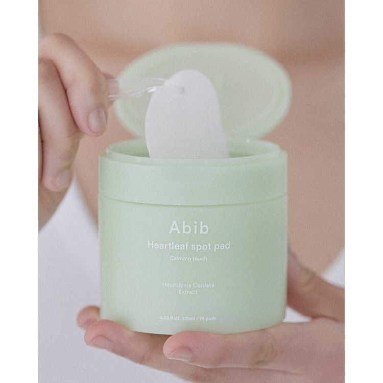 Abib Heartleaf Spot Pad Calming مسحات تهدئة البشرة وعلاج اثار الحب