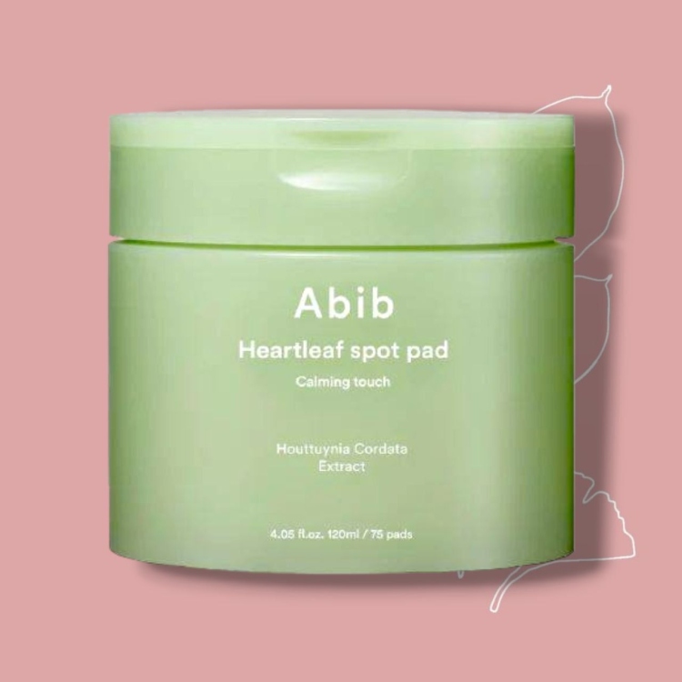 Abib Heartleaf Spot Pad Calming مسحات تهدئة البشرة وعلاج اثار الحب