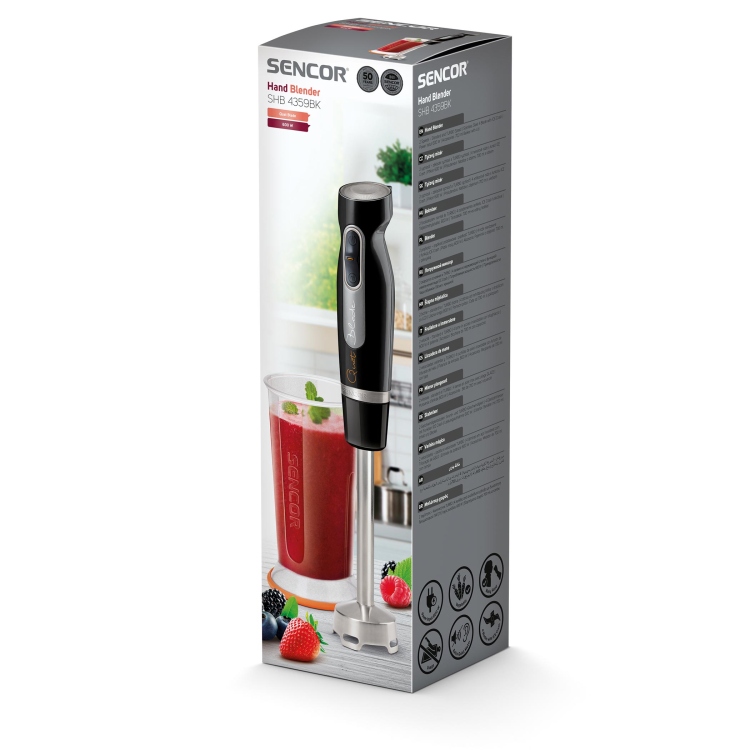 خلاط يدوي Sencor SHB 4359BK - قدرة 800 واط