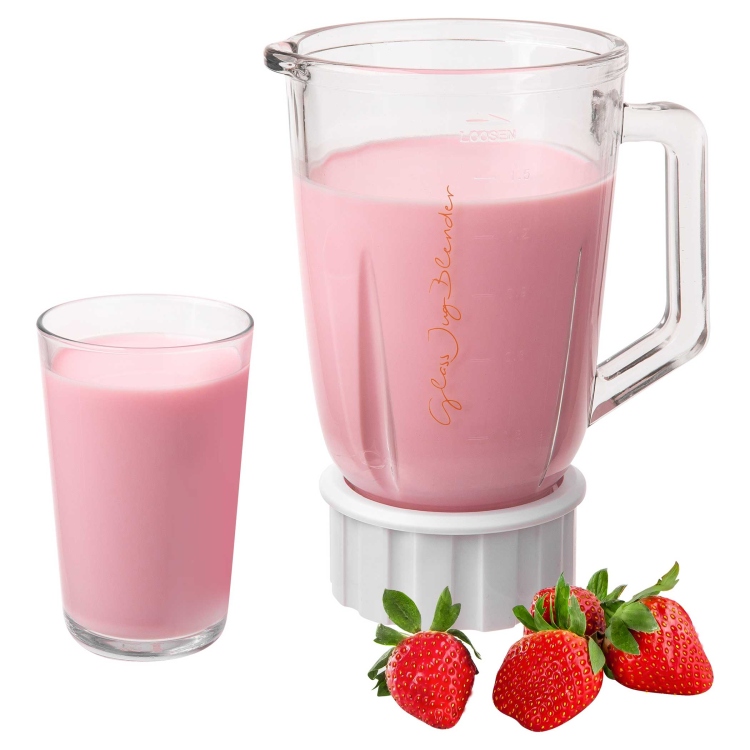 خلاط Sencor SBL 4870WH بوعاء زجاجي - قدرة 800 واط