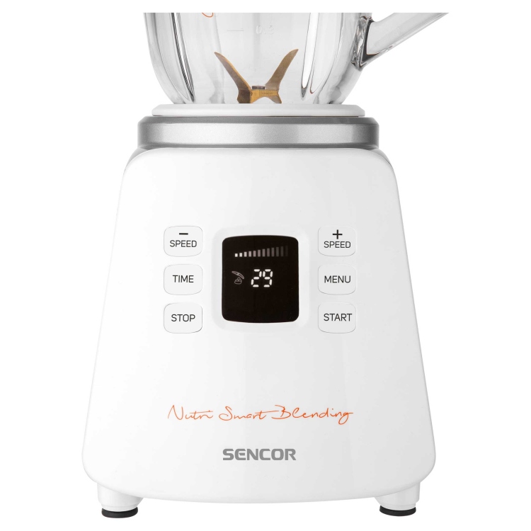 خلاط Sencor SBL 4870WH بوعاء زجاجي - قدرة 800 واط