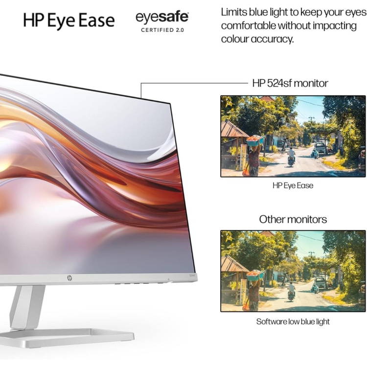 HP MONITOR 524SF  24" FHD - 100HZ - 2 X HDMI 1.4 - 1 X VGA PORT