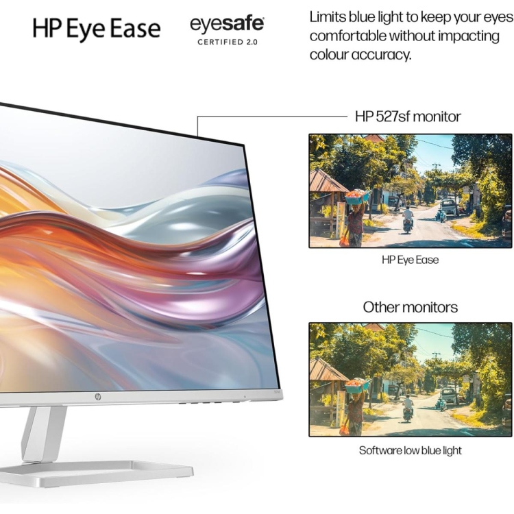 HP MONITOR 524SF 27" FHD - 100HZ - 2 X HDMI 1.4 - 1 X VGA PORT