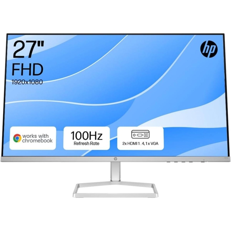 HP MONITOR 524SF 27" FHD - 100HZ - 2 X HDMI 1.4 - 1 X VGA PORT