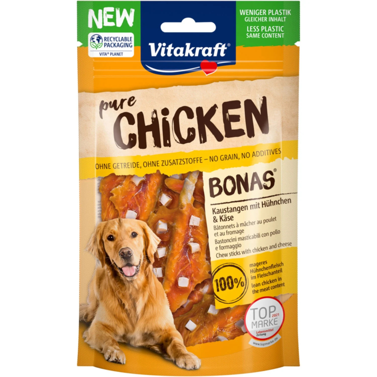 vitakraft pure chicken bonas 