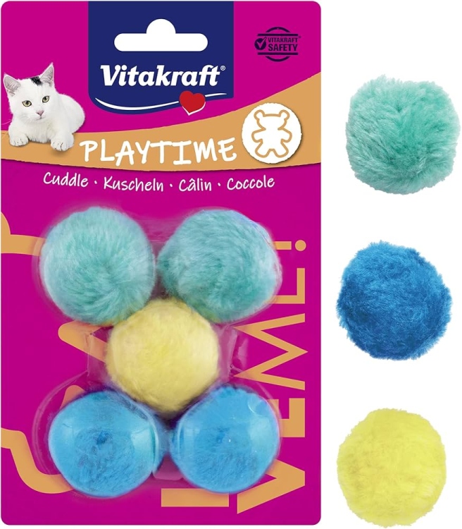 vitakraft plush balls 