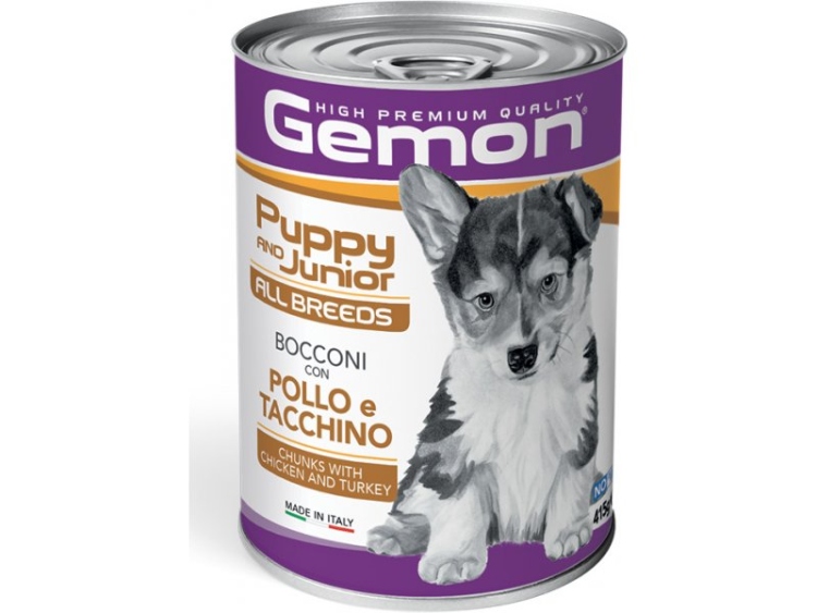 Gemon puppy all breeds chunks with chicken&turkey 