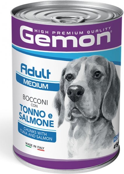 Gemon adult medium size  breeds chunks with tuna&salmon