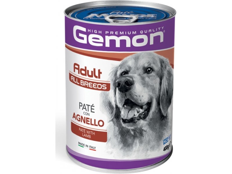 Gemon adult all breeds pate with lamb