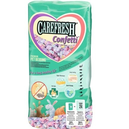 carefresh confetti premium pet bedding for rodents 