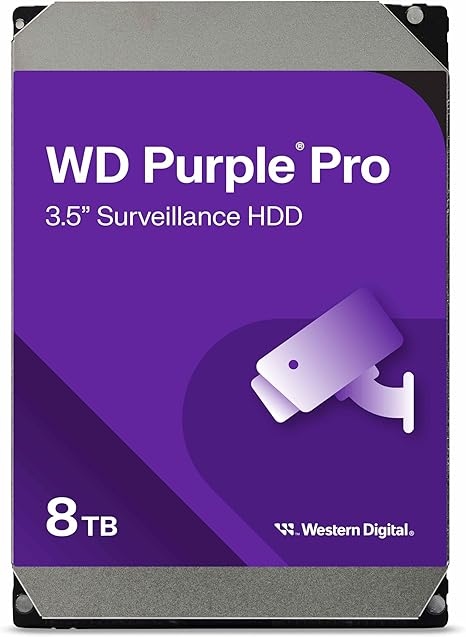 WD PURPLE 8TB INTERNAL HDD (NEW)