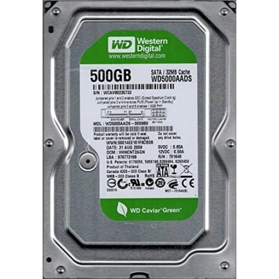 500GB HDD WD 