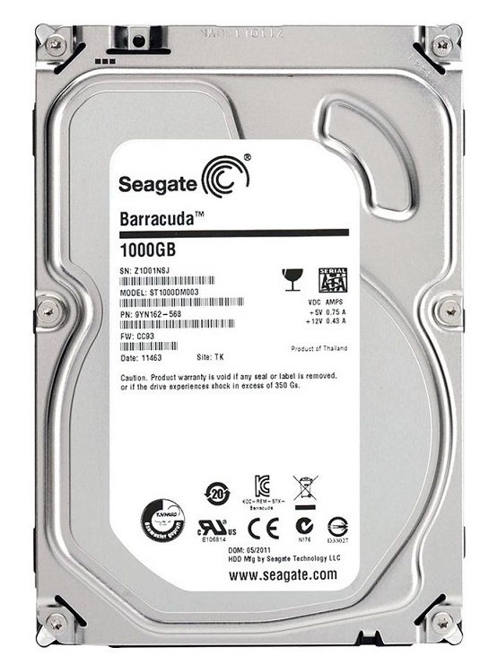 1TB Seagate Hard Drive 