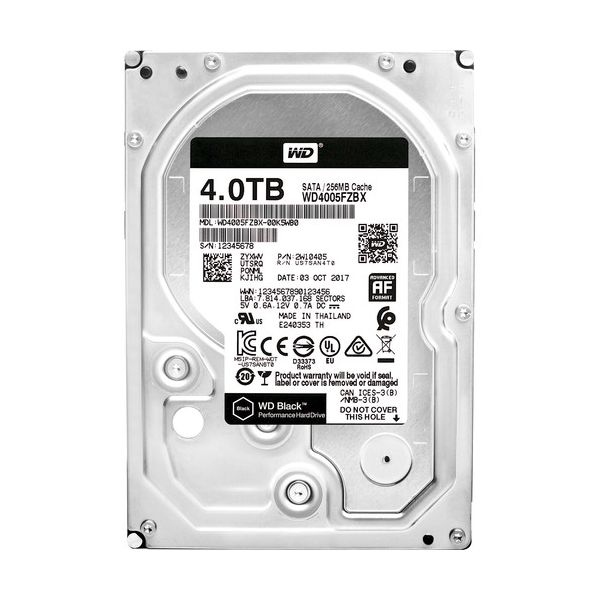 4TB WD INTERNAL HDD 3.5