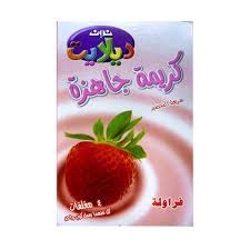  كريمه جاهزه بنكهة الفراوله نون 72 غم
