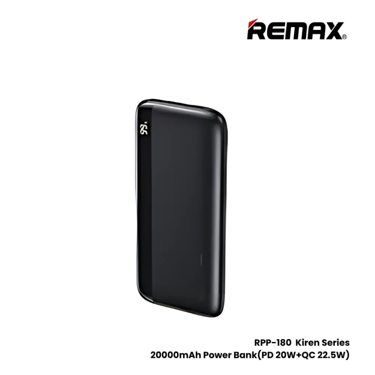 REMAX RPP-180 QC+PD FAST CHARGING POWER BANK 20000MAH