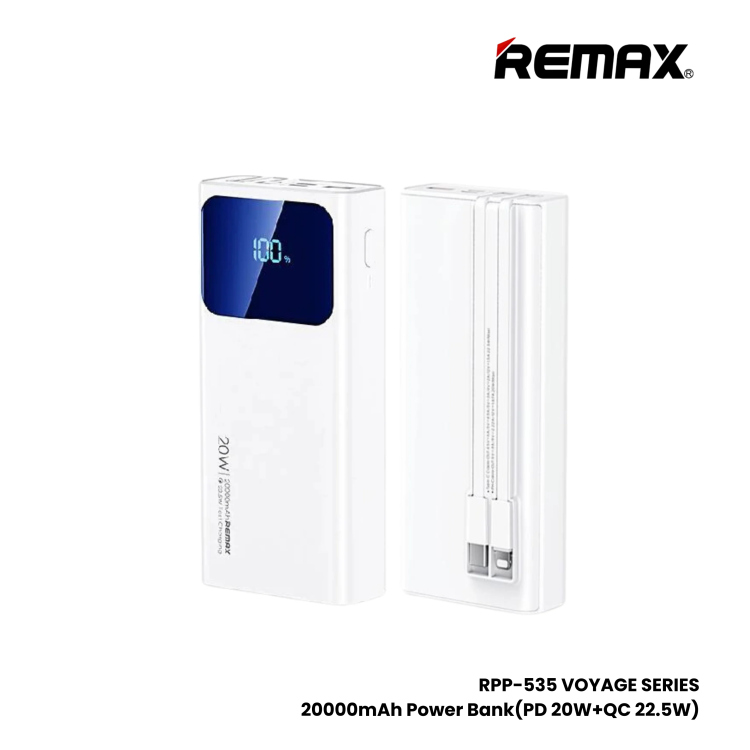 REMAX RPP-535 20000MAH PD20W+QC22.5W POWER BANK